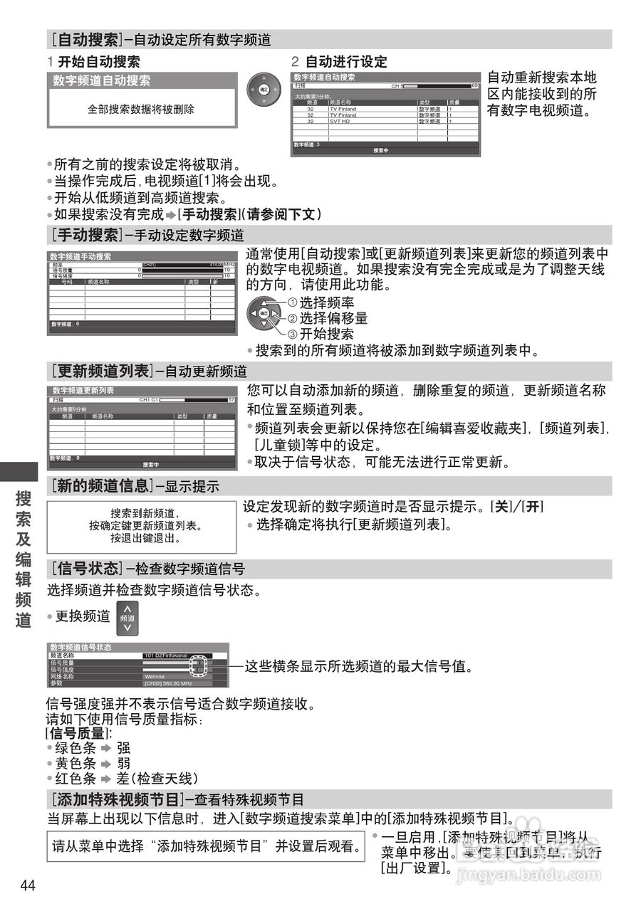 松下TH-P55GT32C等离子彩电使用说明书:[5]