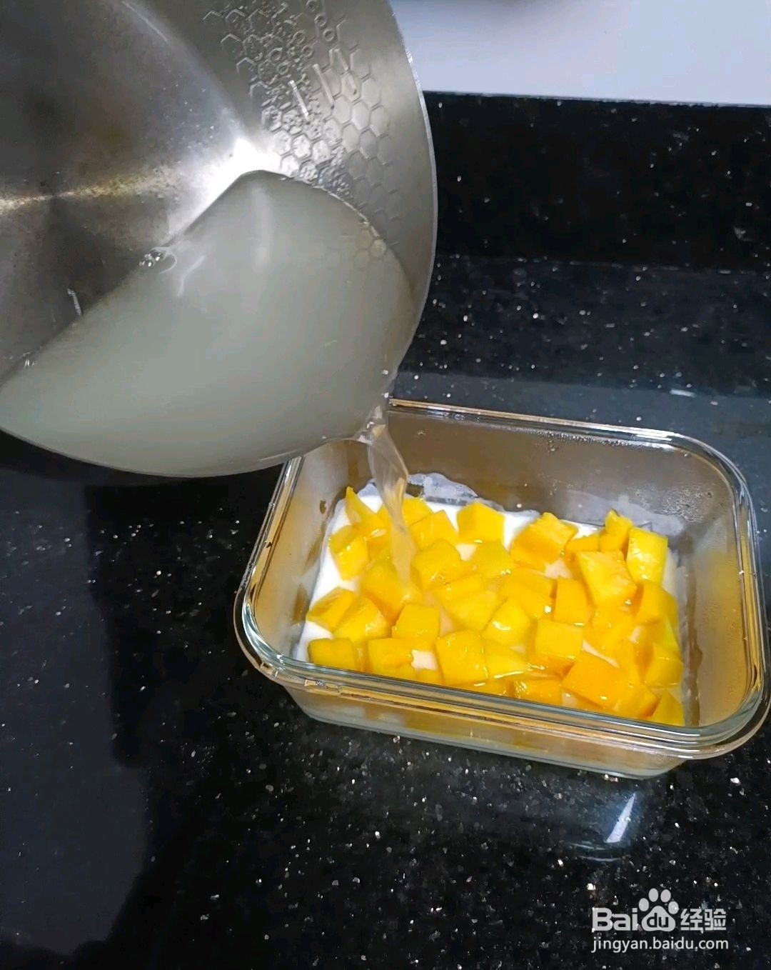 芒果布丁怎么做