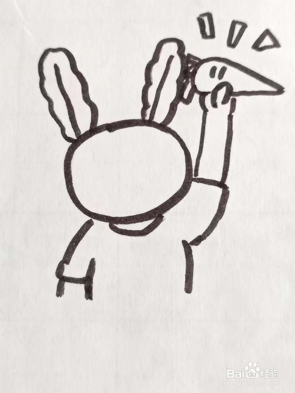 怎样画“小兔子”的简笔画