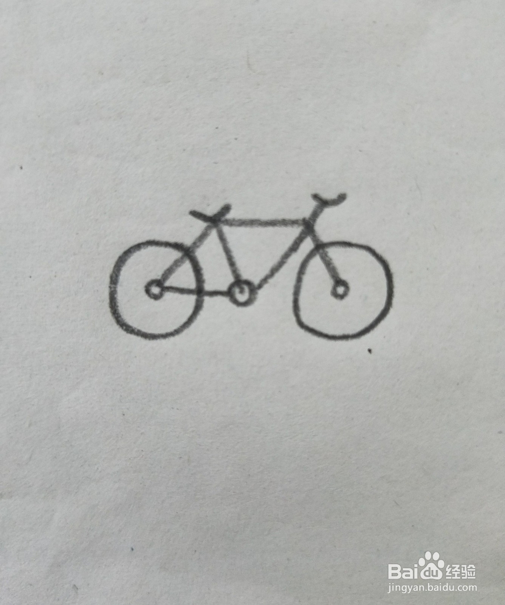 简单自行车的简笔画教程