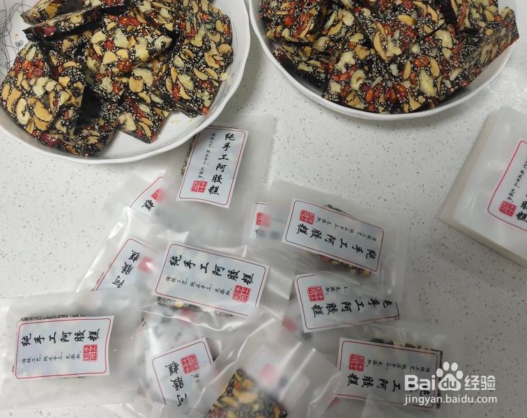 纯手工熬制阿胶糕的做法