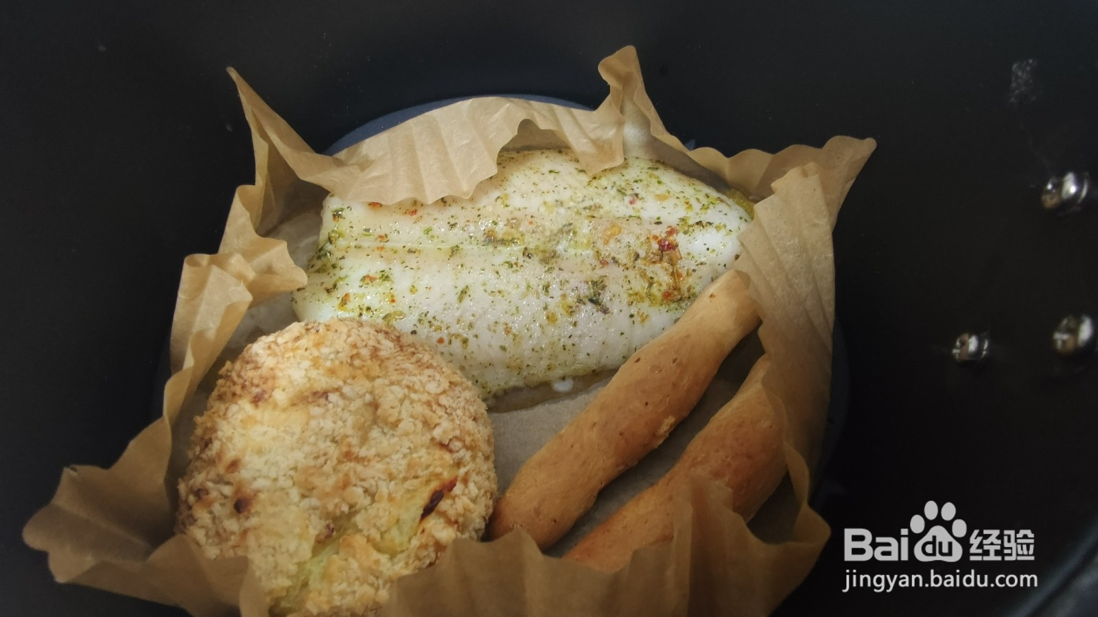 黑胡椒鱼排可乐饼