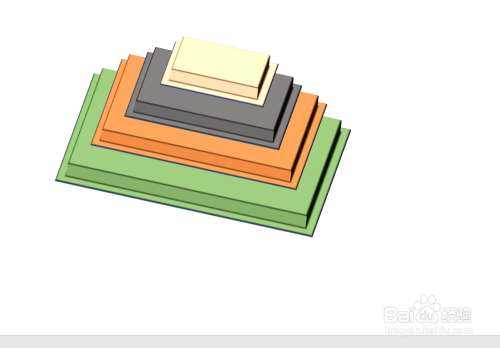 ppt怎么制作三维立体的层级金字塔