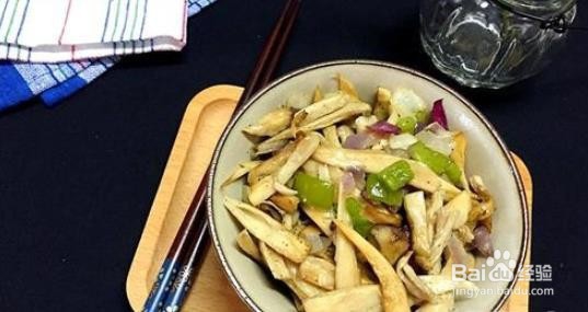 微波炉版香烤杏鲍菇的做法