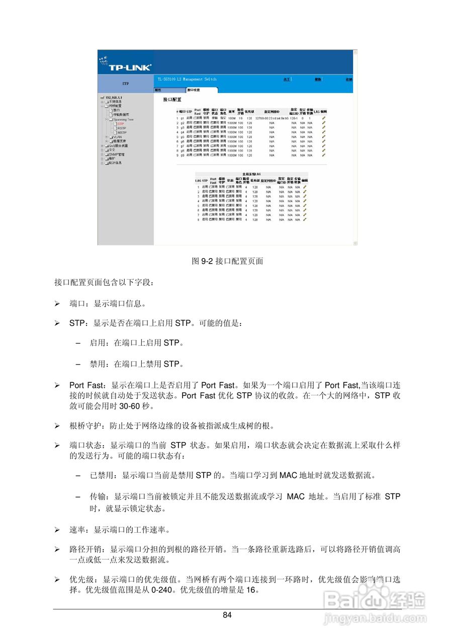普联TP-LINK TL-SL3452交换机使用说明书:[10]