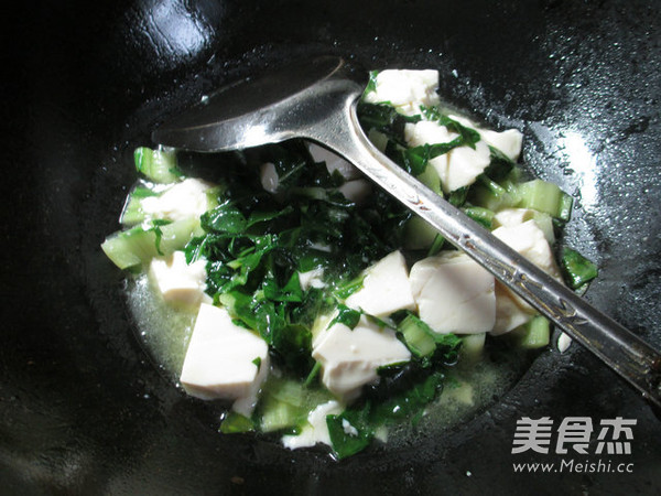 君叠菜煮豆腐