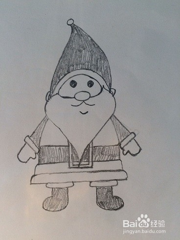 圣诞老人怎么画好看