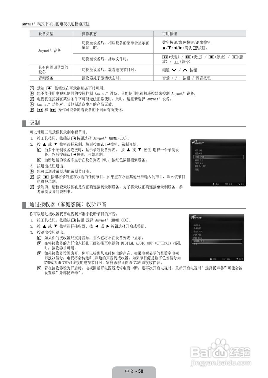 三星LA37B650T1F液晶彩电使用说明书:[6]