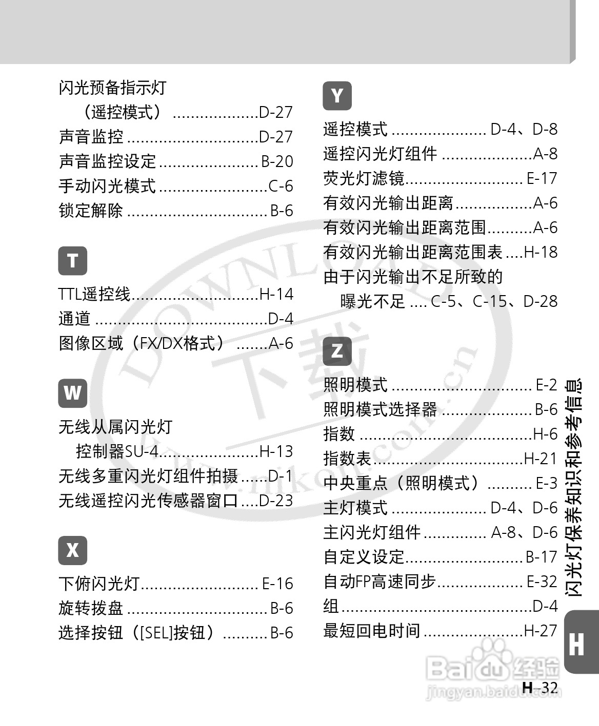 尼康SB-700数码相机使用说明书:[16]