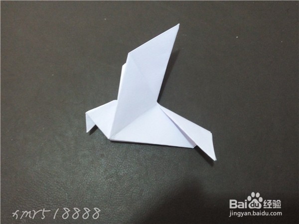 亲子手工折纸-和平鸽