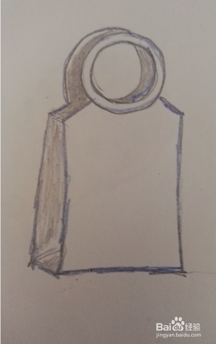 彩色简笔画手提袋的画法