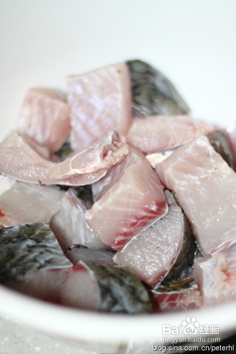 美味的红烧鱼块