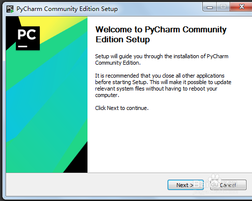 如何在WINDOWS下安装Pycharm2018.3版本