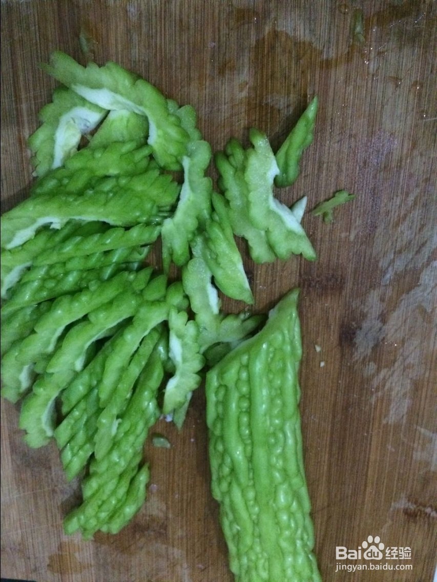 家常蒜香苦瓜的做法