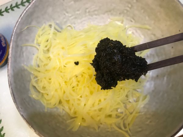 橄榄菜凉拌脆口土豆丝