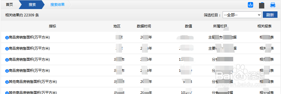 国家统计局 统计数据查询 北京市商品房销售面积