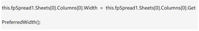 表格控件Spread for Winforms自适应单元格长度