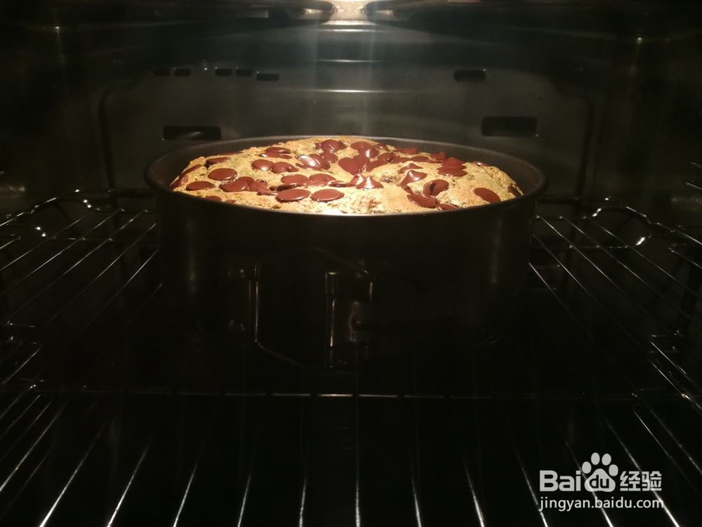 抹茶黑巧克力戚风7寸