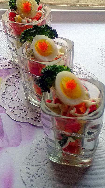 鱼子酱溏心鹌鹑蛋