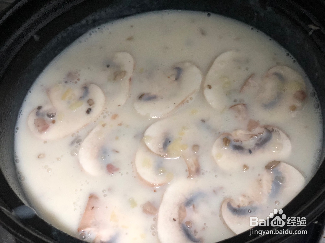 蘑菇忌廉汤的做法