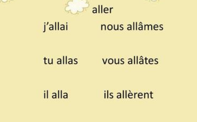 法语aller的动词变位是什么