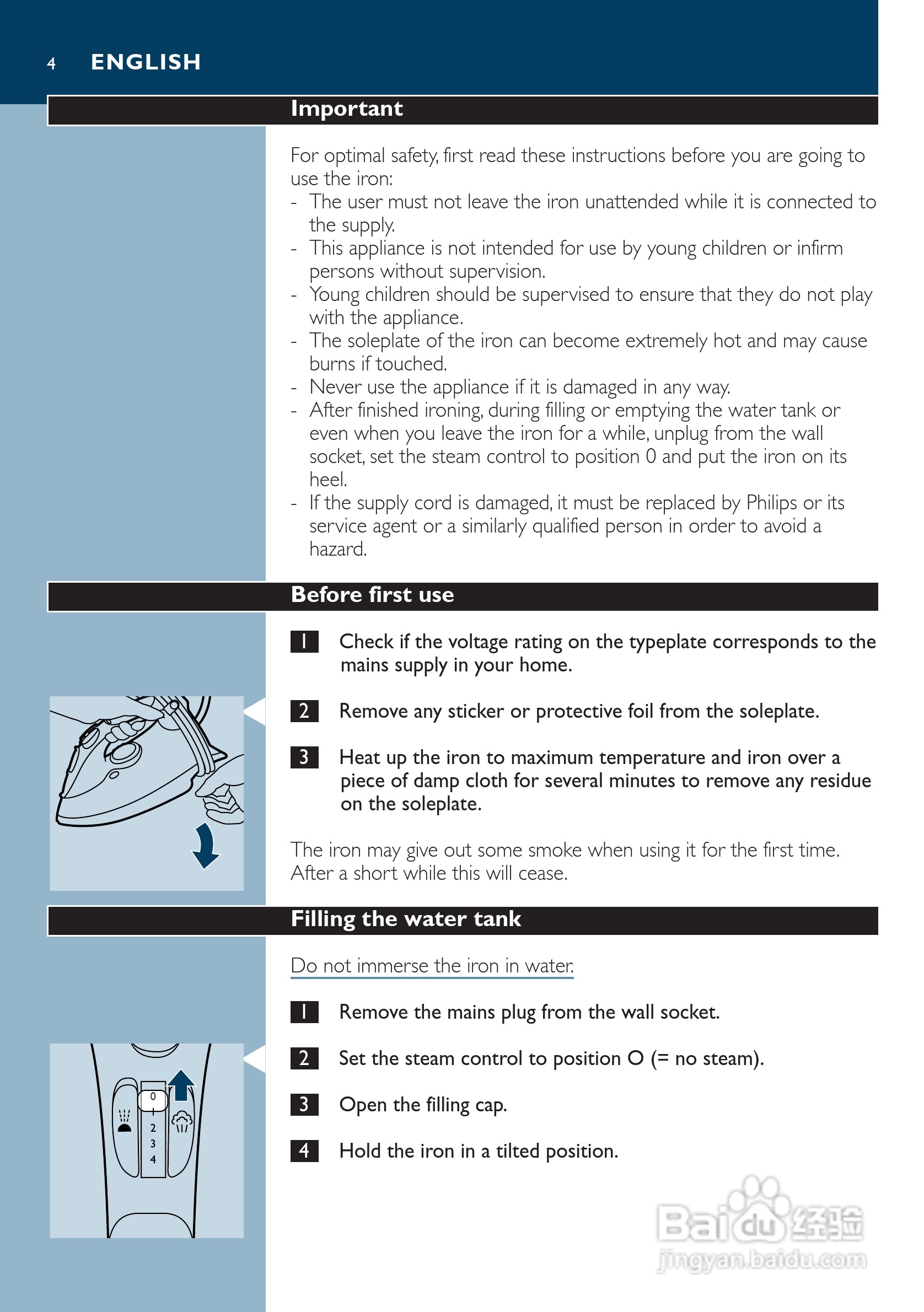 PHILIPS GC3015电烫斗用户手册:[1]