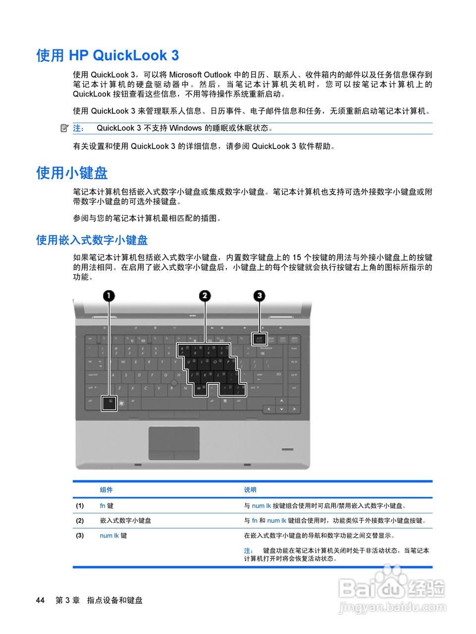 惠普(康柏) HP ProBook 6545b笔记本电脑说明书:[6]