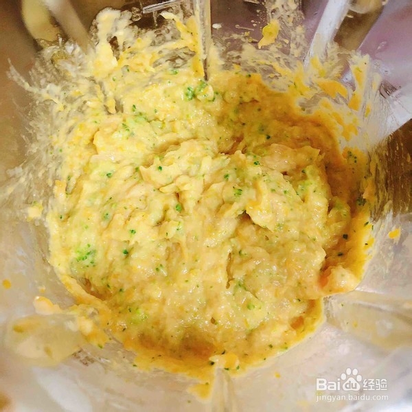 教你做西兰花玉米鸡肉糕