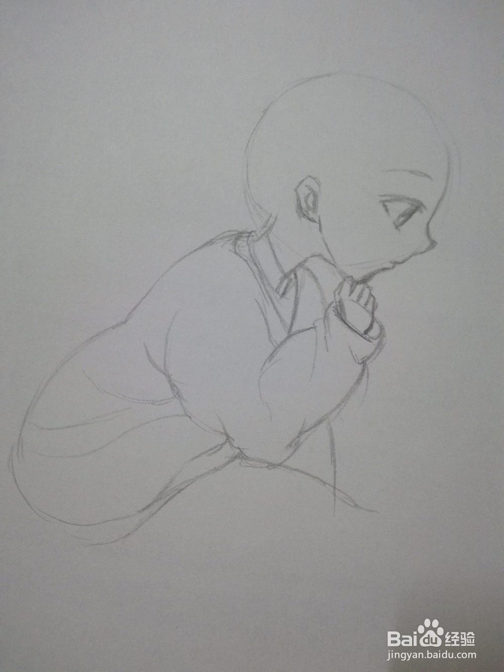 坐在沙发上的动漫人物怎么画