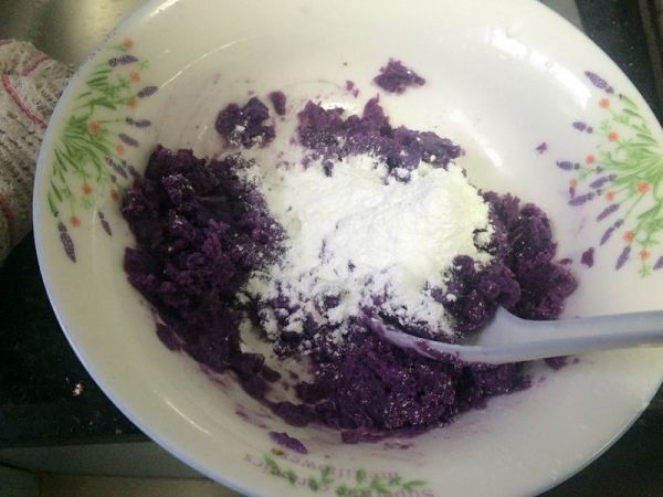 紫薯糯米奶酪饼