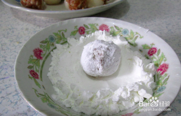 香酥荔枝丸子的做法