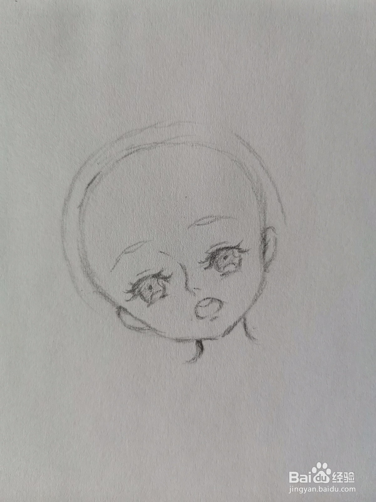 动漫人物包包头发型怎么画？