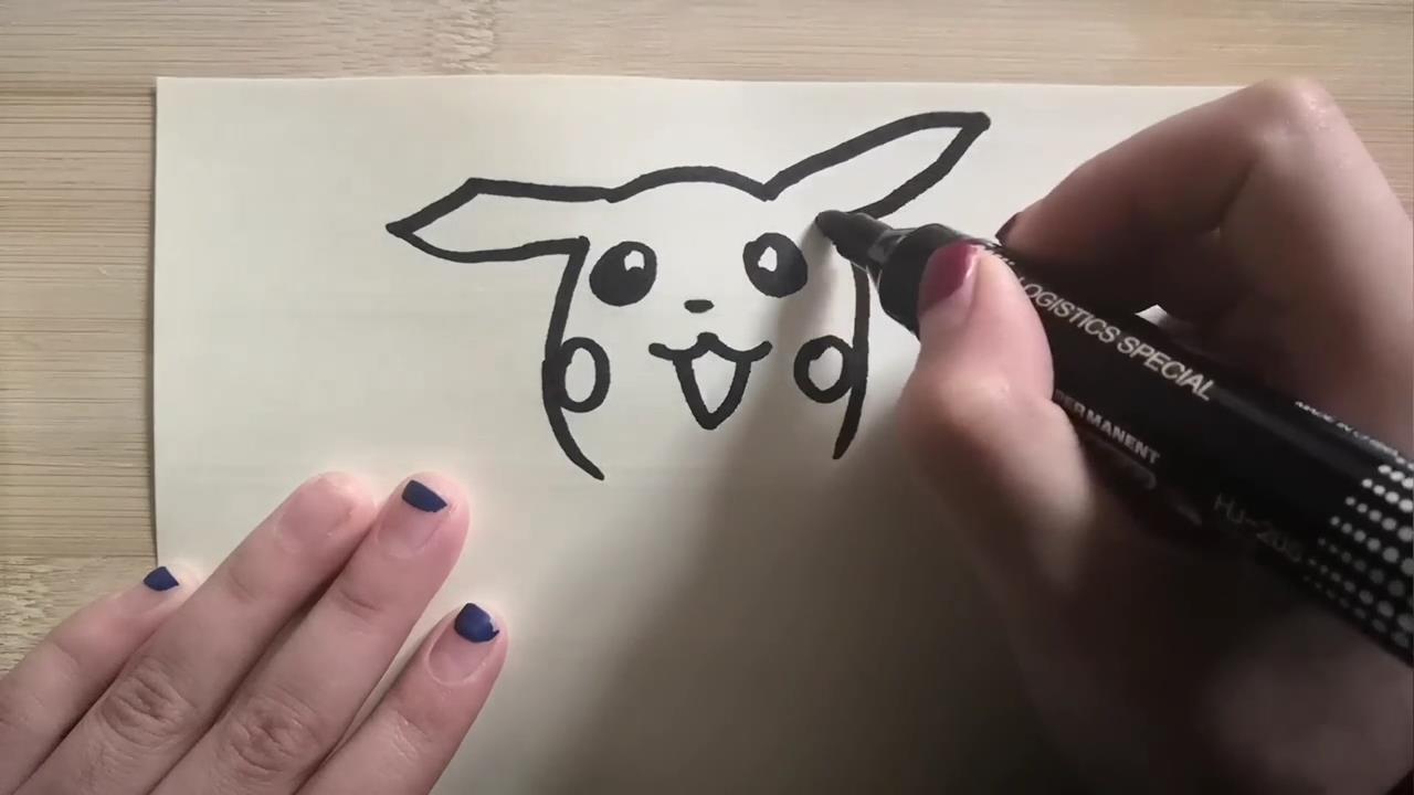 皮卡丘的简笔画如何画？
