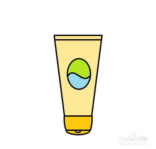 洗面奶怎么画