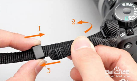 相机带子怎么绑