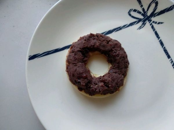 苹果豆沙甜甜圈