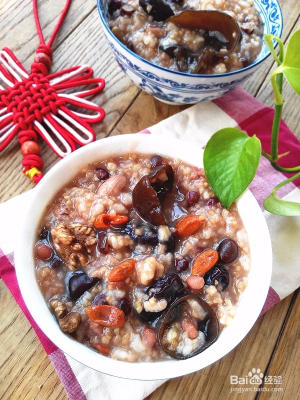 木耳腊八粥的做法