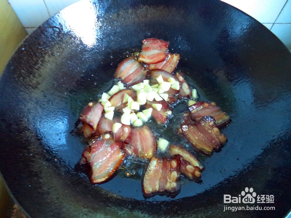 蒜苔腊肉怎么做