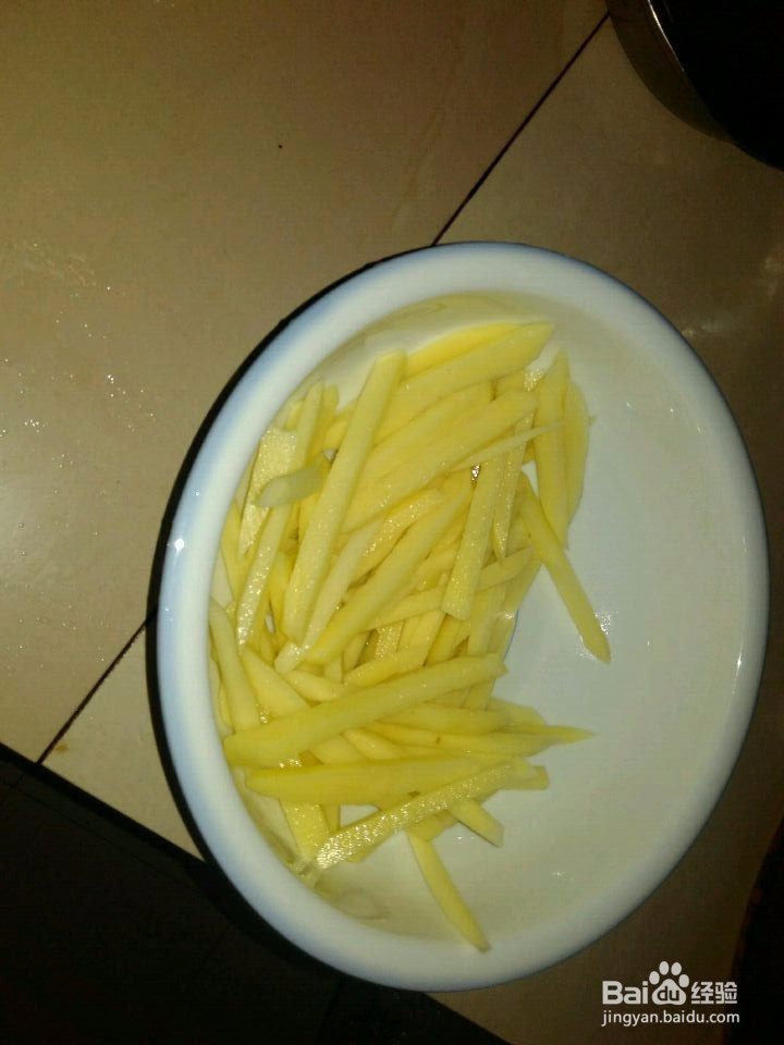 炸薯条怎么做