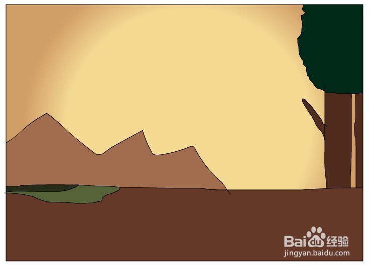 flash绘制一个孤独的场景