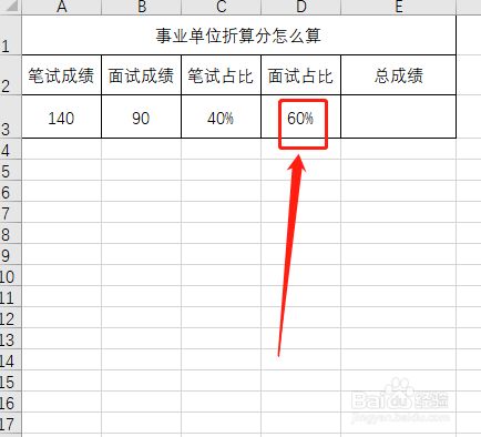 事业单位折算分怎么算