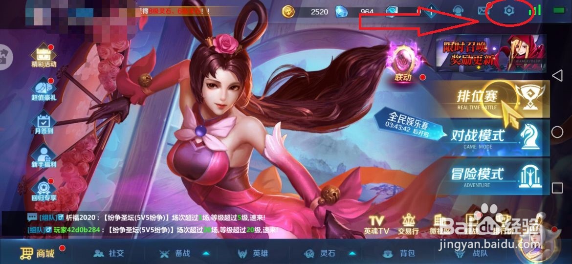 英魂之刃中怎么隐藏贵族信息