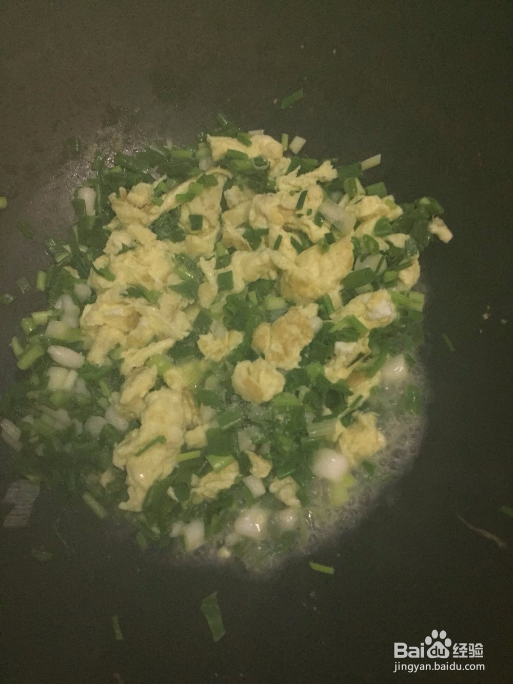 小葱炒鸡蛋的做法