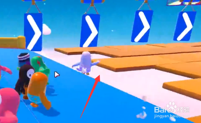 糖豆人踮踮脚尖怎么通关
