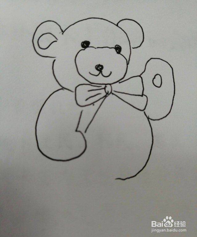 可爱的小熊怎么画