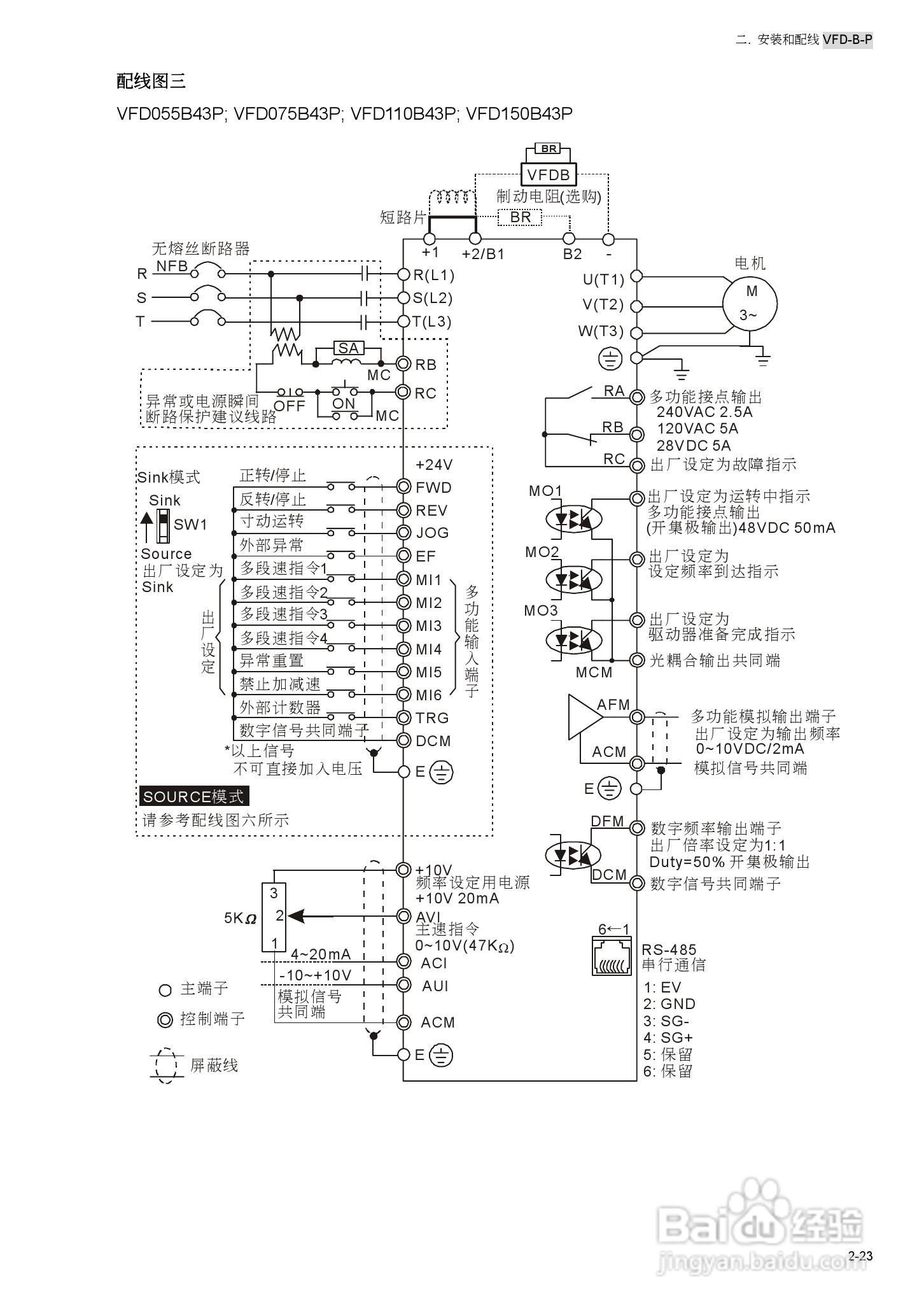 台安VFD450B43W-P变频器使用手册:[4]
