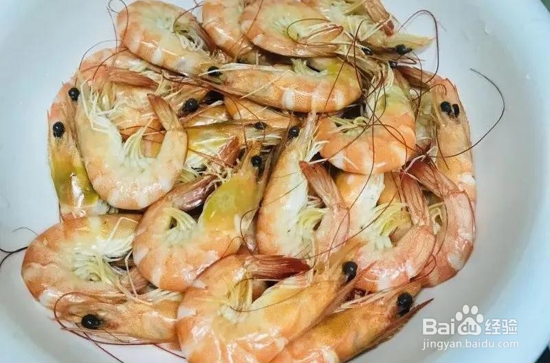 家常凉拌柠檬虾