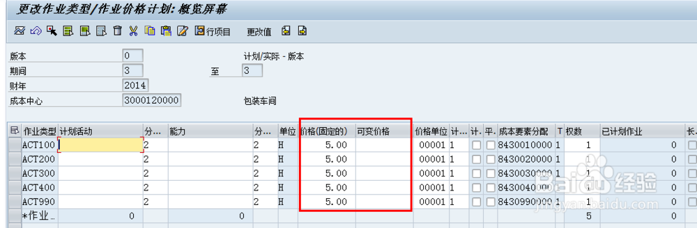 原创SAP生产过程及成本核算过程演示
