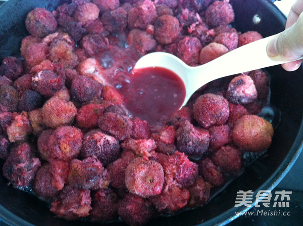 冰糖杨梅酱的做法