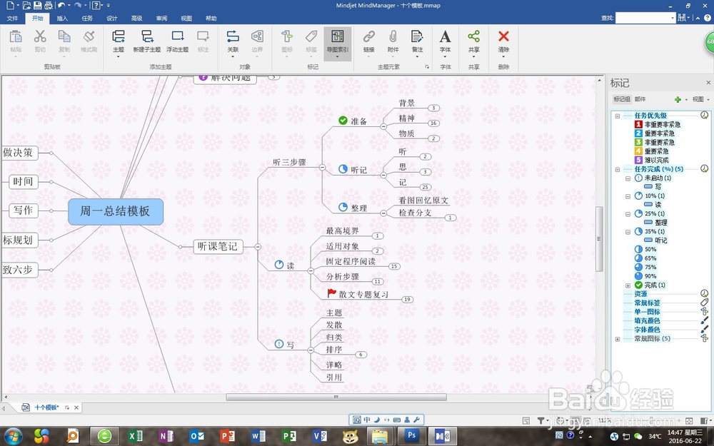 思维导图的导图索引如何使用之二